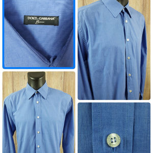 Dolce & Gabbana Basic Men's 16 1/2 42 Dress Shirt